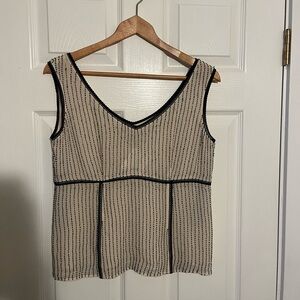 Anne Klein Beaded Top